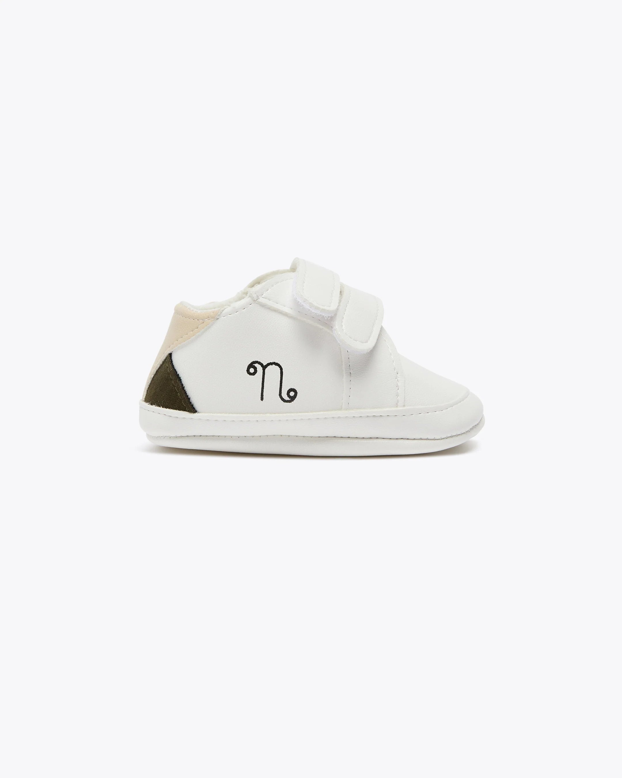 Baby Sneaker Weiß mit Klettverschluss | NANAN – Stylisch & Bequem
