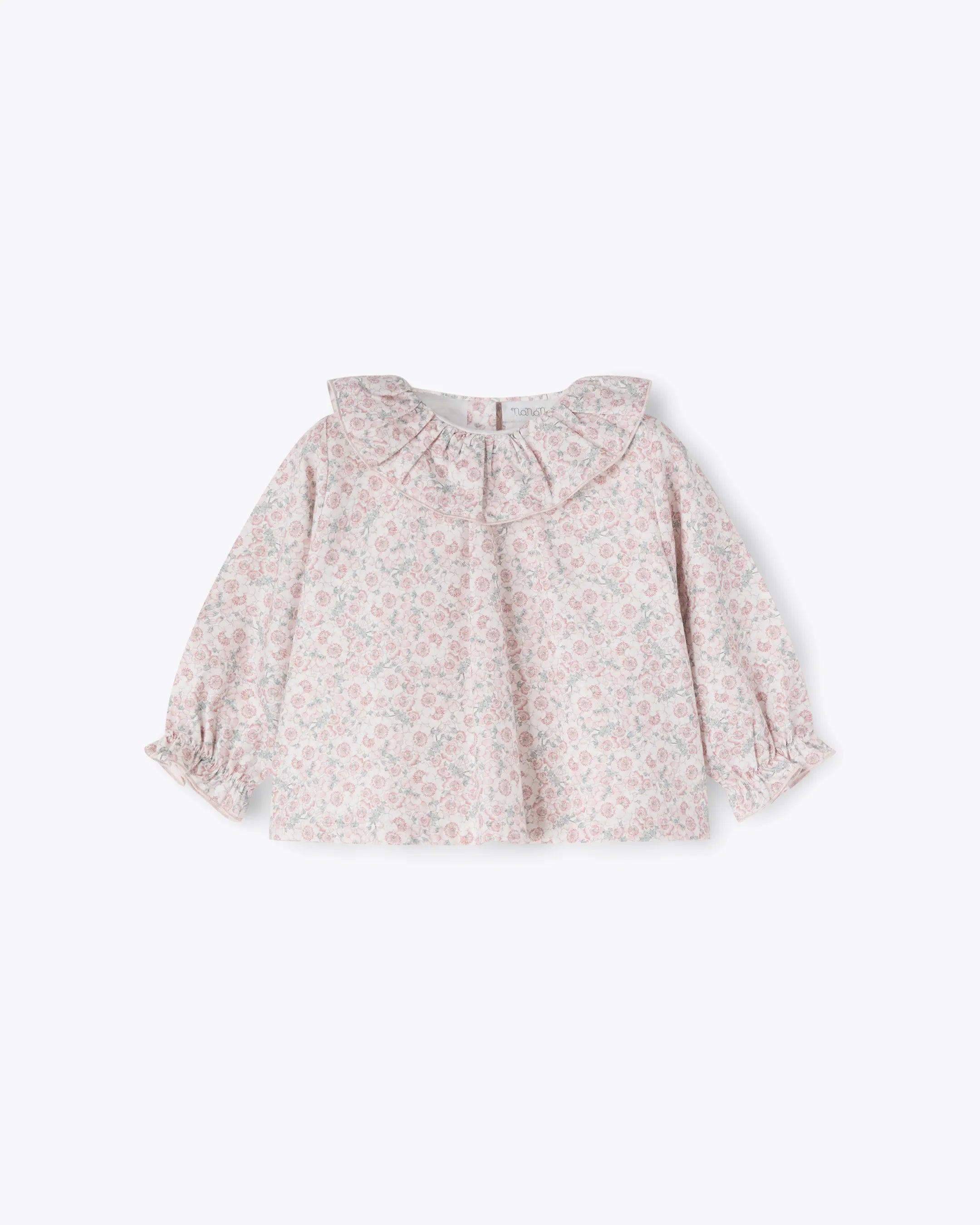 Kinder Bluse Rosa Blumenmuster | NANAN – Romantisch, Leicht & Vielseitig