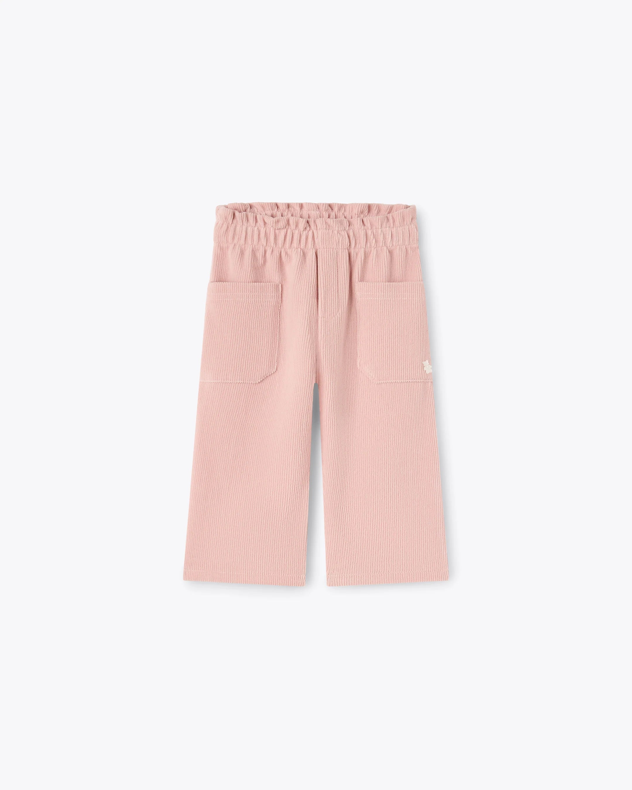 Kinder Chenille-Hose Rosa mit Taschen | NANAN – Kuschelig Weich & Stylisch