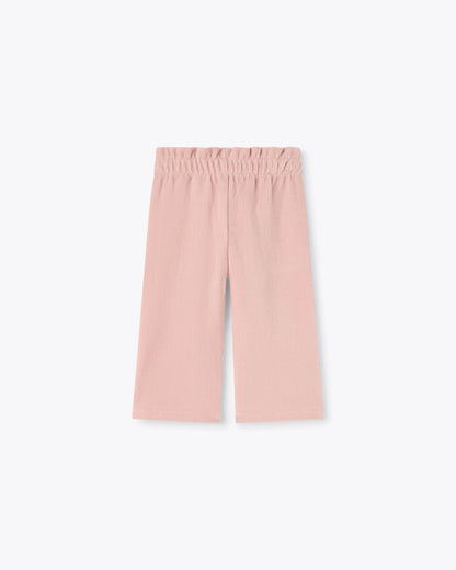 Kinder Chenille-Hose Rosa mit Taschen | NANAN – Kuschelig Weich &amp; Stylisch