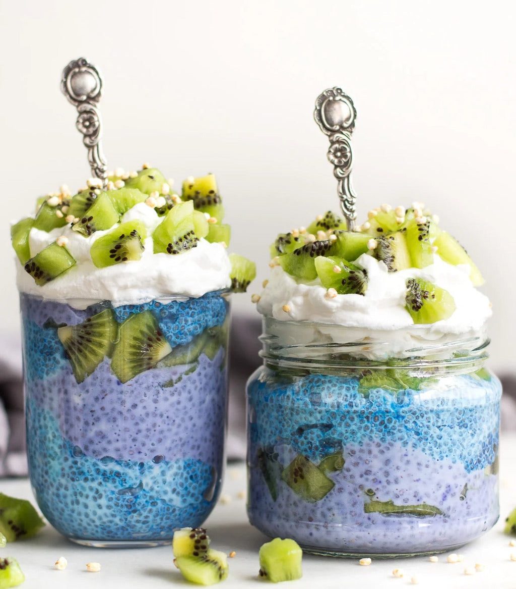 Zeremonielles Blaues Matcha – Blaues Schmetterlingserbsen-Teepulver