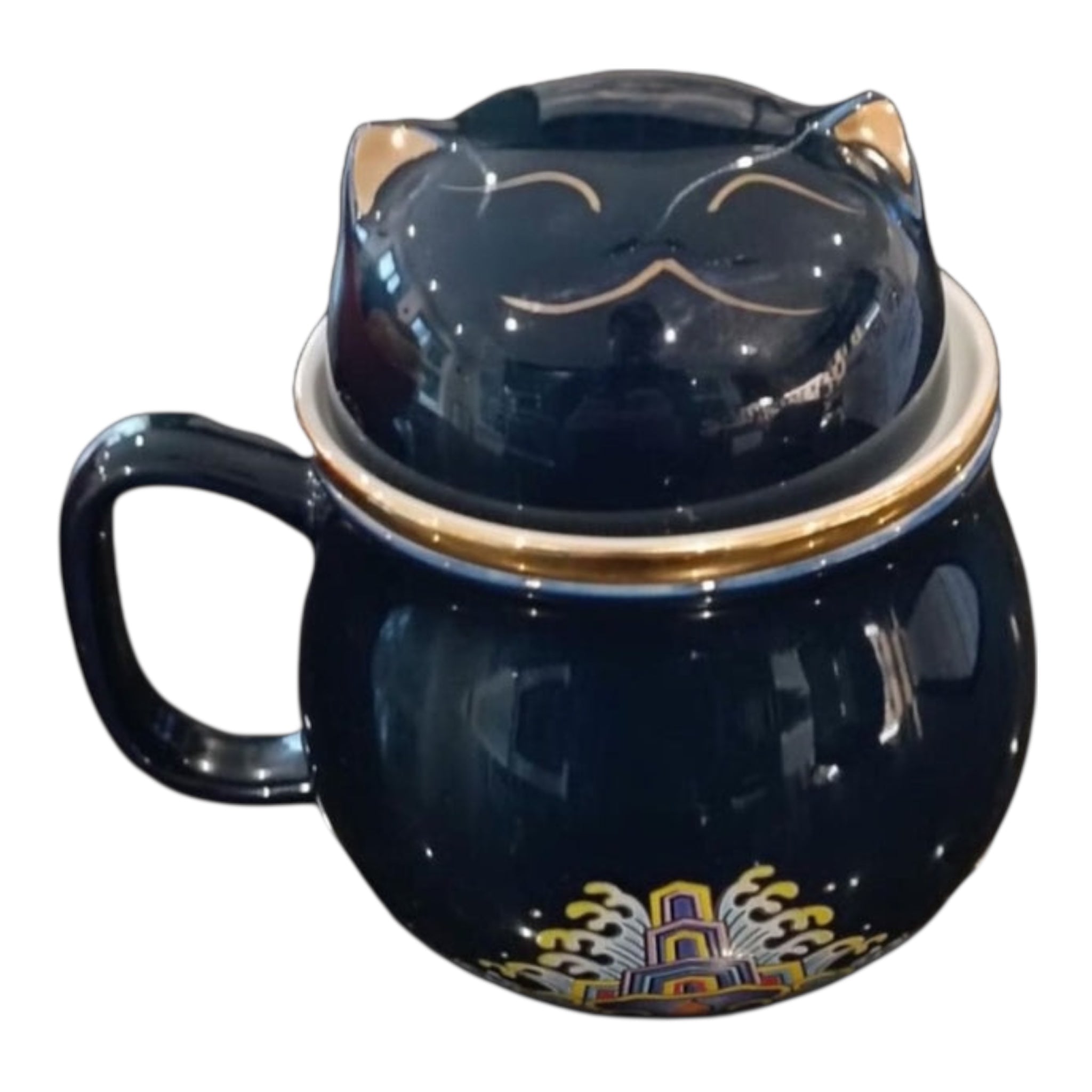 Keramiktasse mit Teesieb