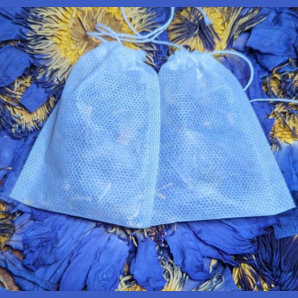 Mother Earth Ägyptischer Blauer Lotus in wiederverwendbaren Teebeuteln ×2 – Zwei träumerische Dosen!