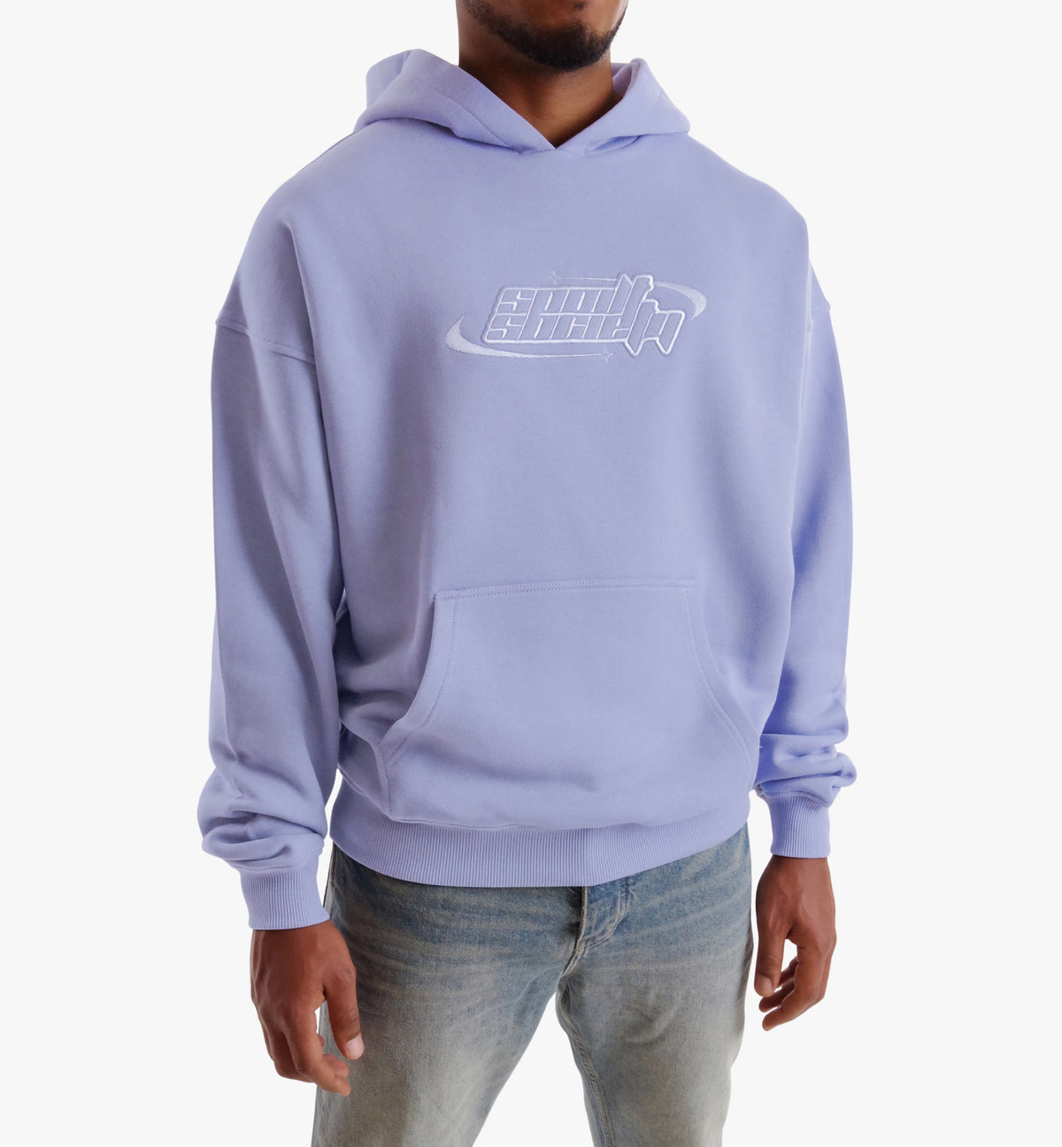 Spoilt Society Y2K Hoodie aus Baumwolle mit 3D-Stickerei