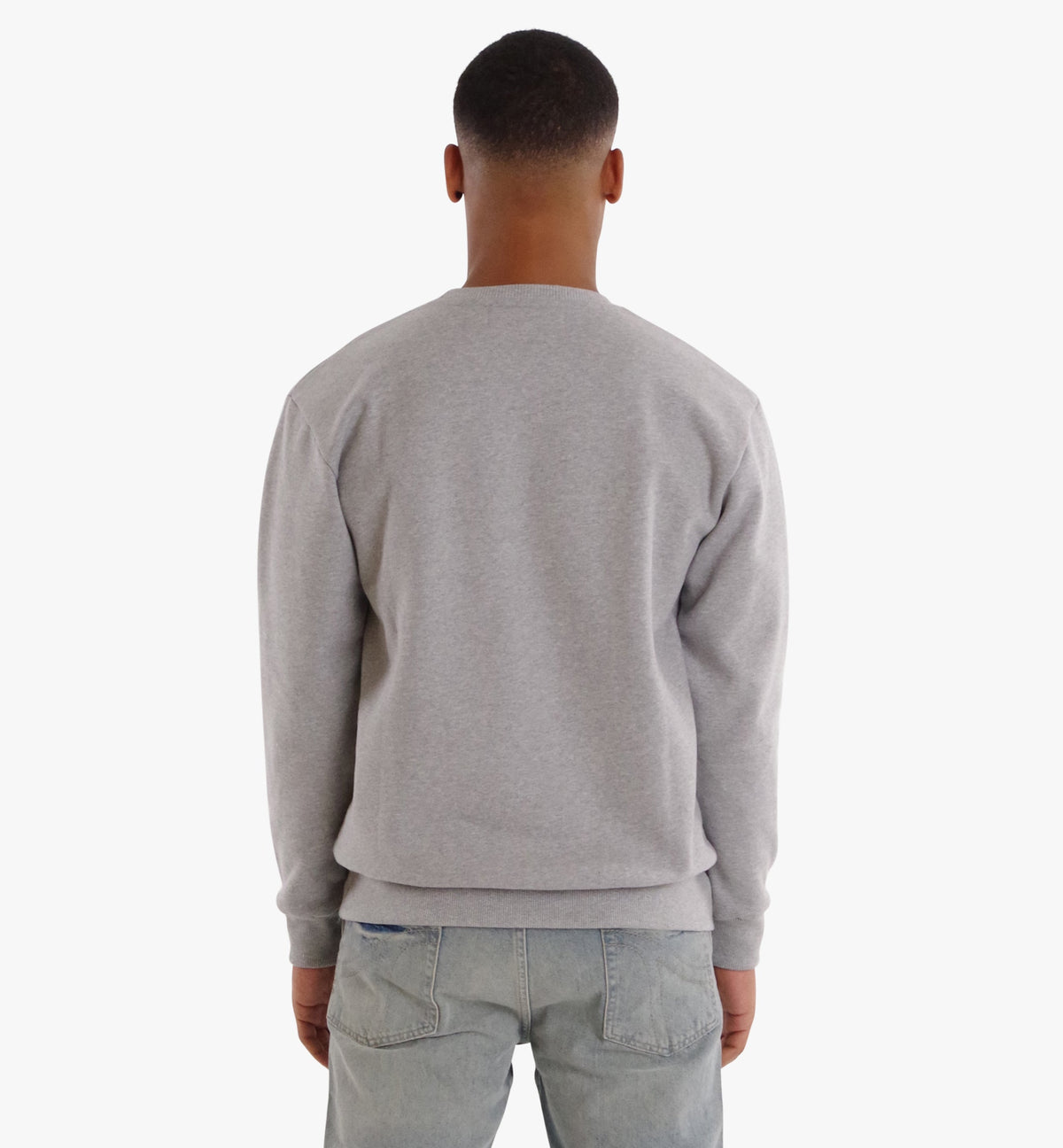 Spoilt Society Basic Grey Sweatshirt in Grau aus Baumwolle
