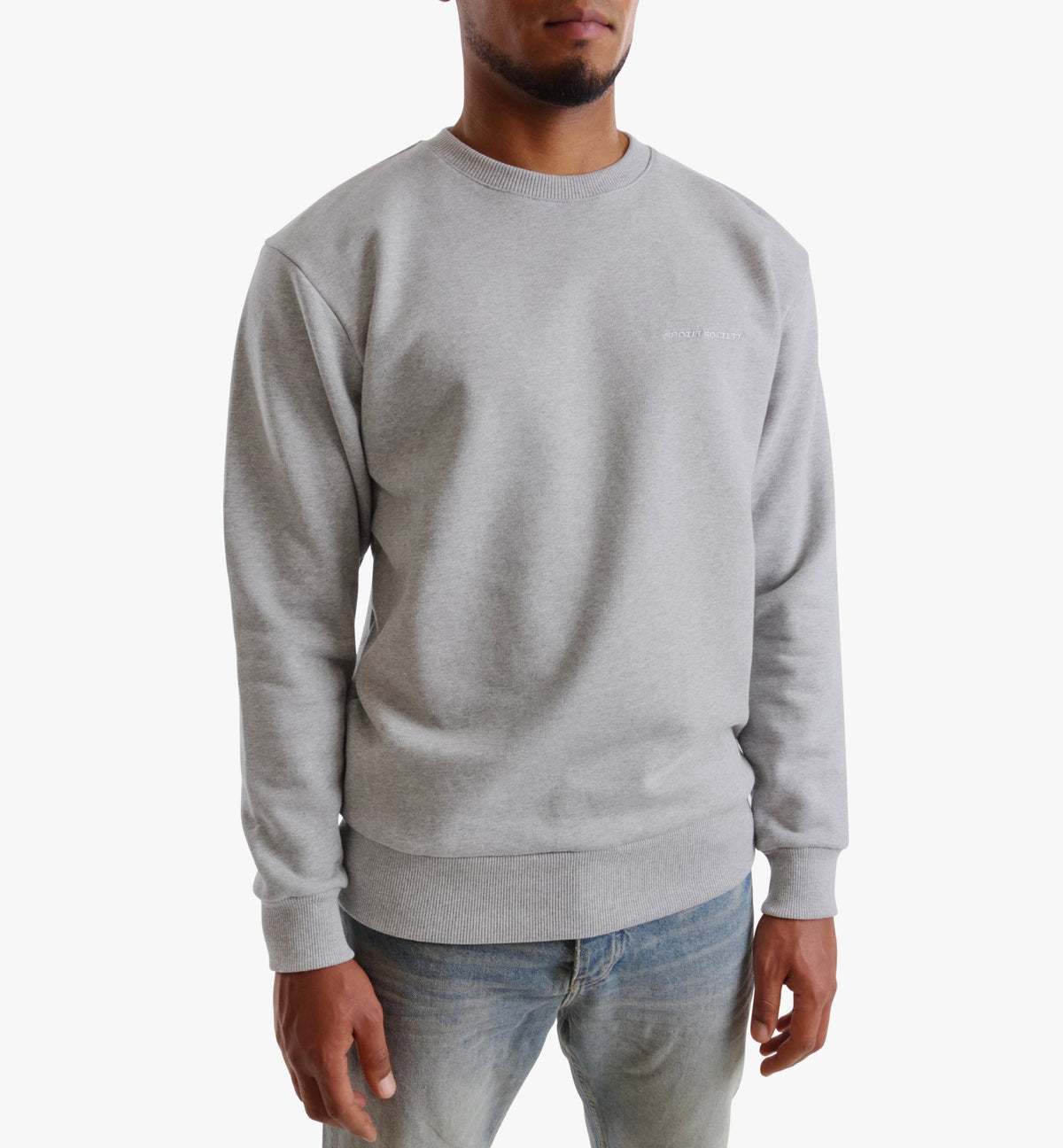 Spoilt Society Basic Grey Sweatshirt in Grau aus Baumwolle