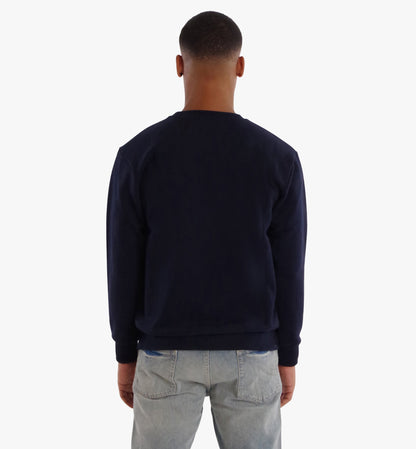 Spoilt Society Crewneck Basic Sweatshirt in Dunkelblau
