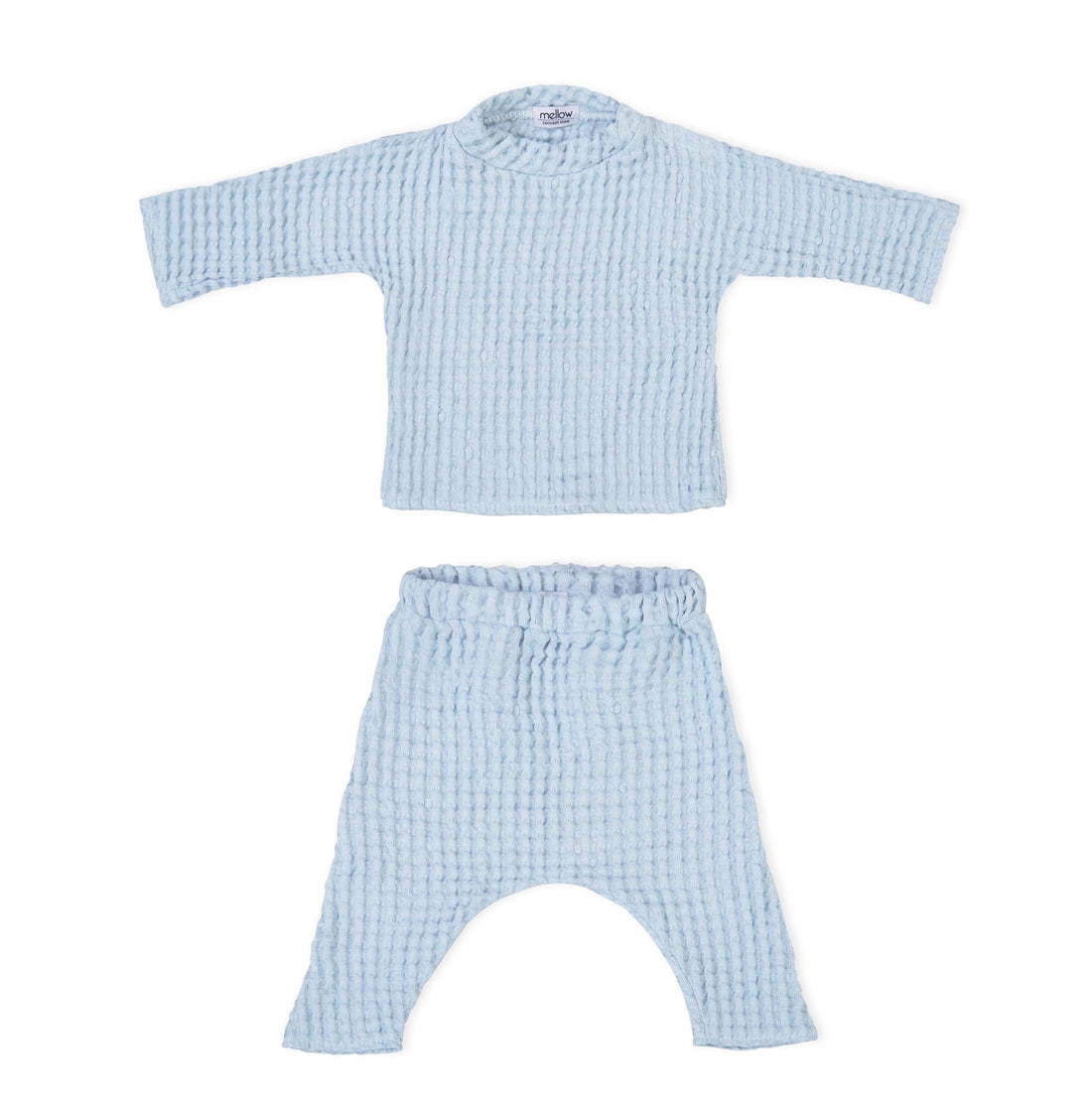 Leinen Baby- &amp; Kinderkleidungsset – Blau | MellowConceptStore
