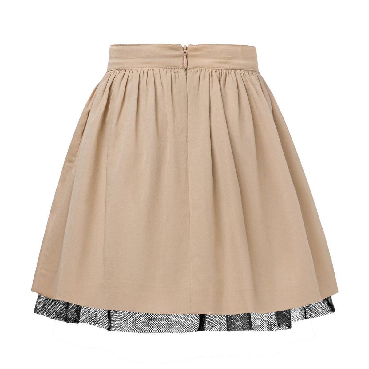 Kinder Rock Beige mit U-Boot-Motiv – 100% Baumwoll-Gabardine | Infantium Victoria
