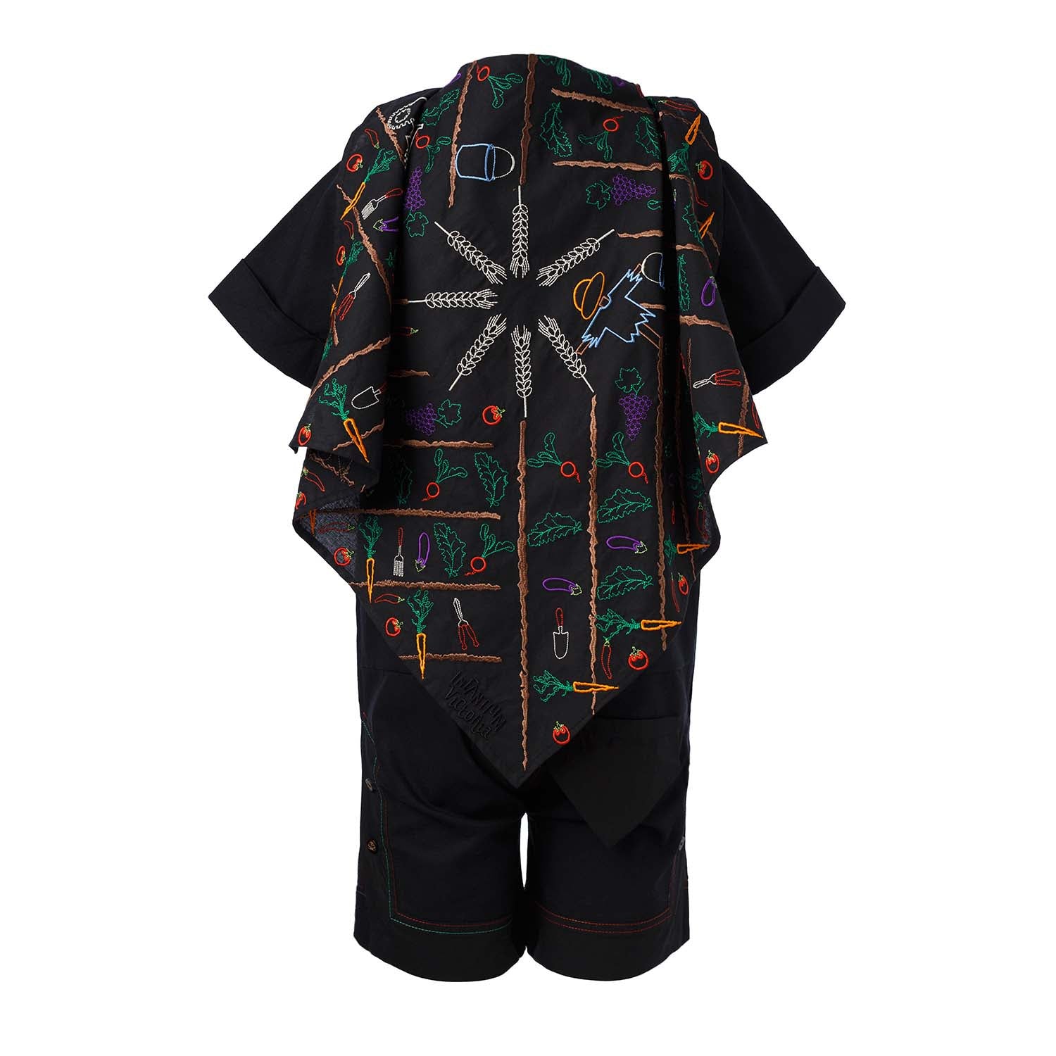 Playsuit mit Cape
