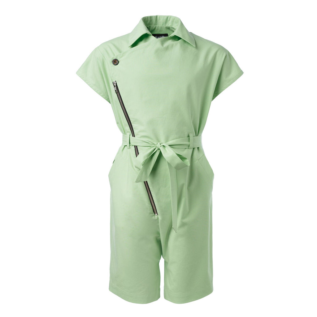 Grüner Baumwoll-Overall für Kinder