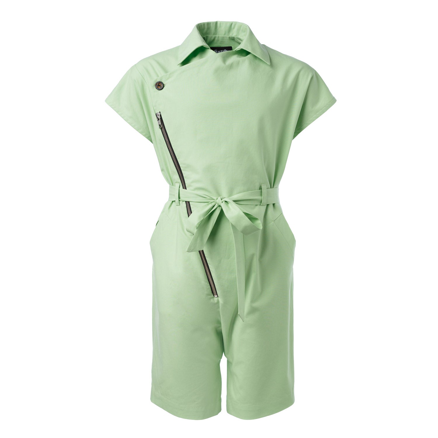 Grüner Baumwoll-Overall für Kinder