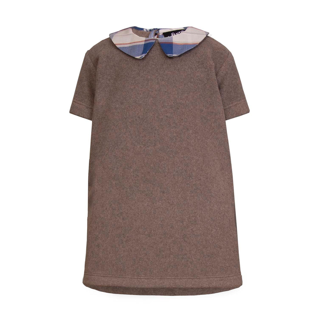 Infantium Victoria Babykleid aus Baumwollfleece in Beige