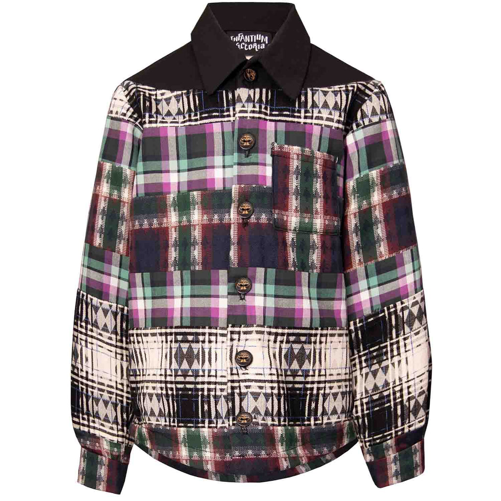 Gemischtes Tartan-Karohemd für Kinder