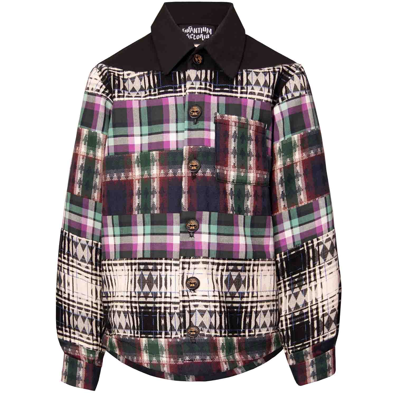 Gemischtes Tartan-Karohemd für Kinder