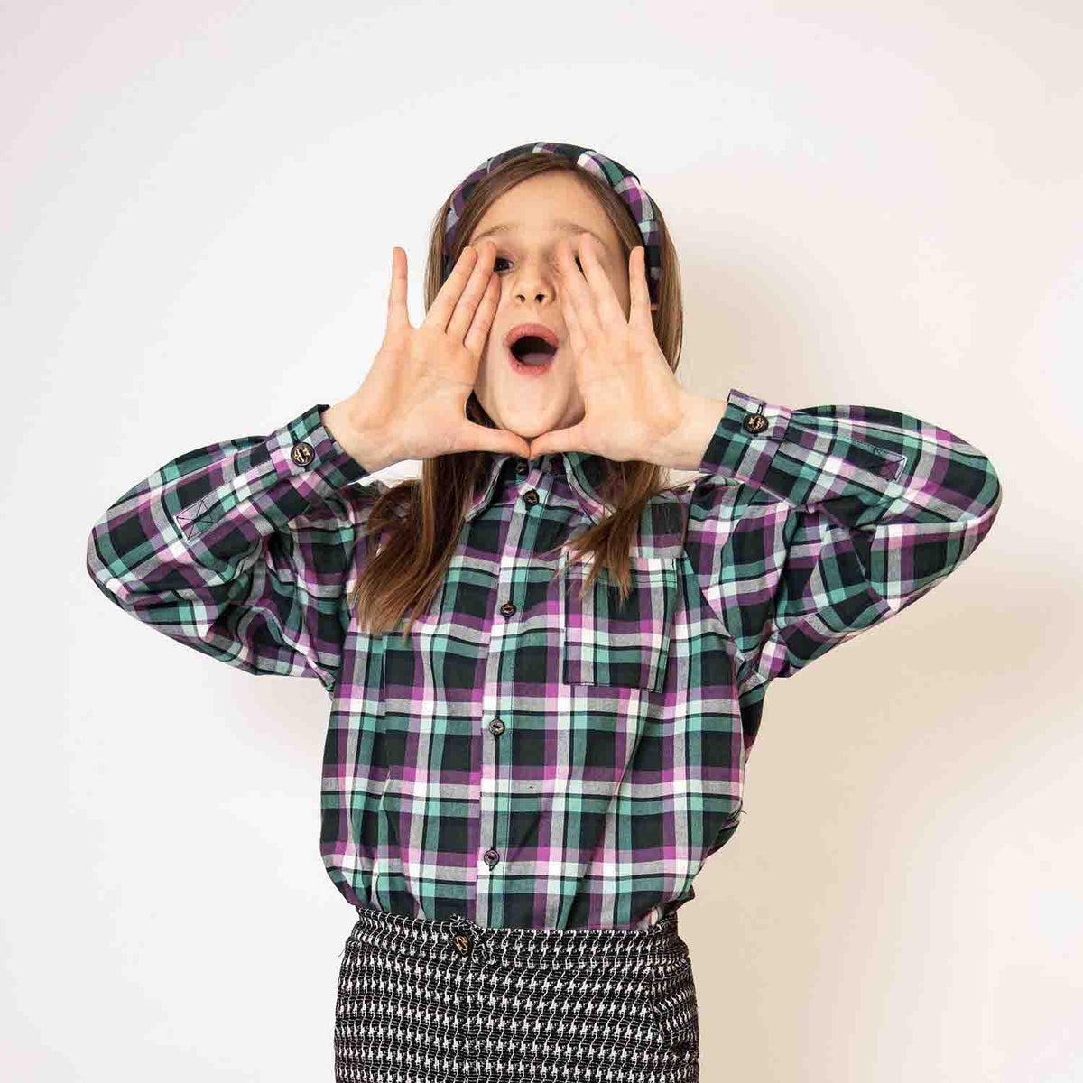Schickes Tartan-Hemd für Kinder