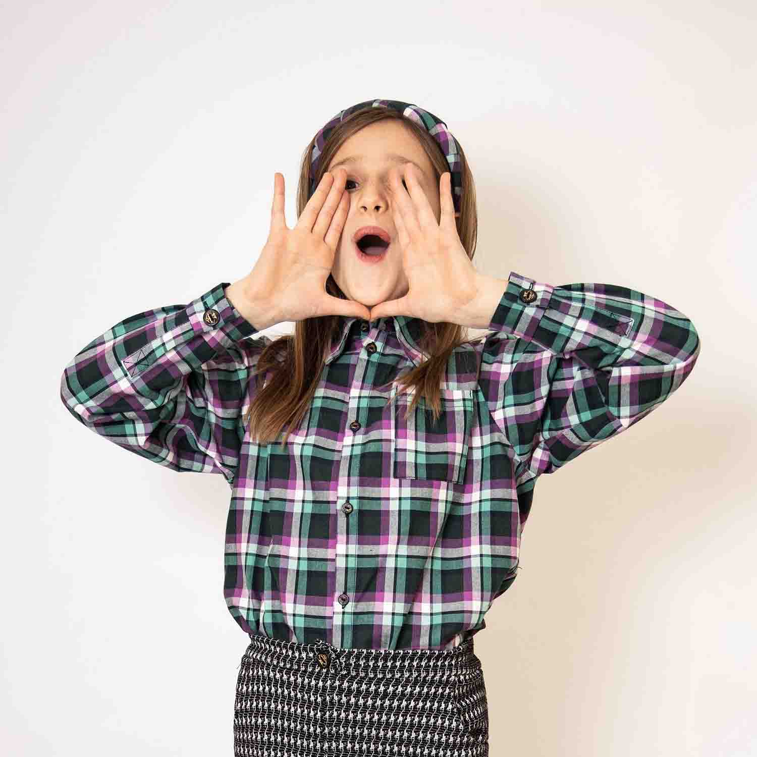 Schickes Tartan-Hemd für Kinder