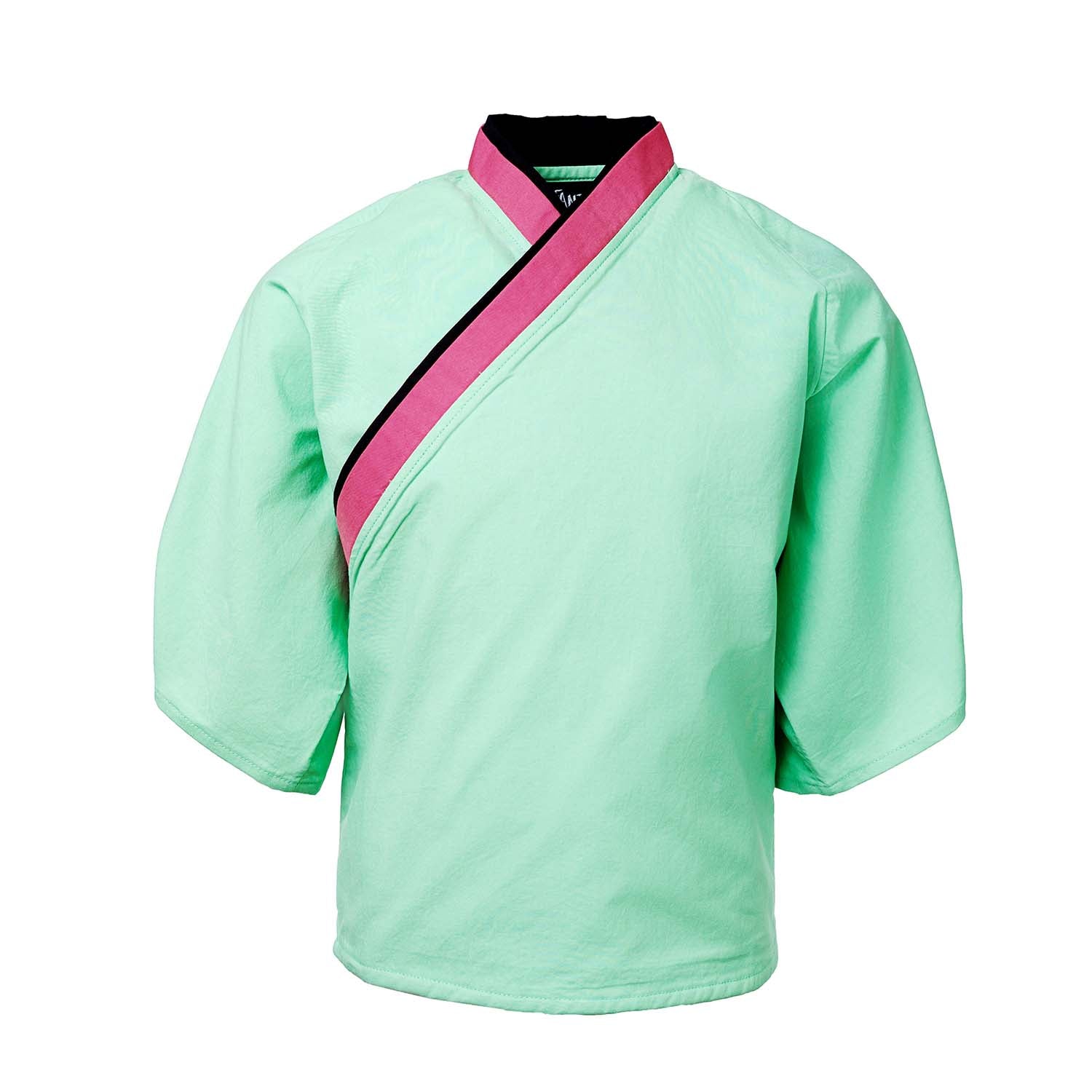 Kinder-Kimono-Shirt in Mint