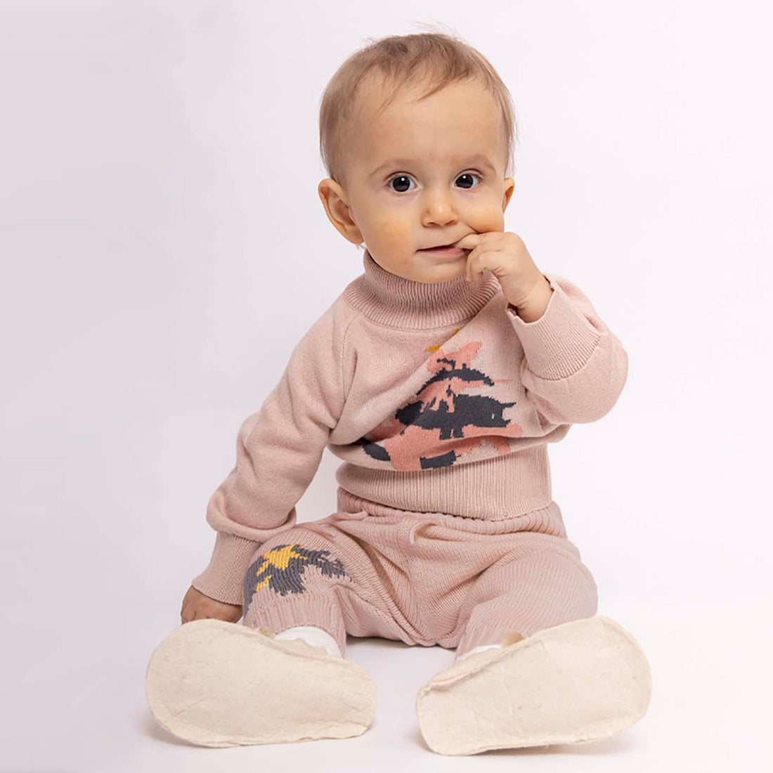 Infantium Victoria Baby-Weihnachtspullover in Hellpink