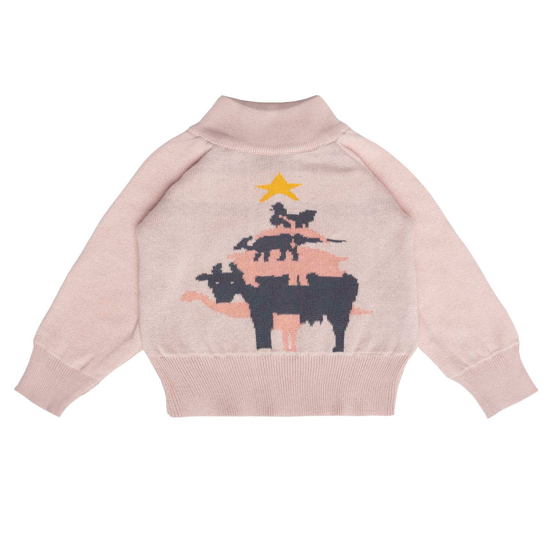 Infantium Victoria Baby-Weihnachtspullover in Hellpink
