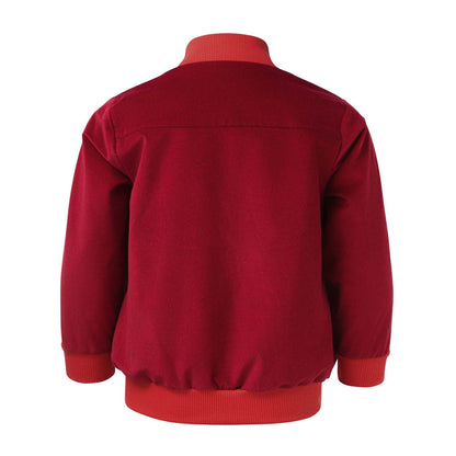 Infantium Victoria Kinder-Cordblazer in Rot mit Schachfigur