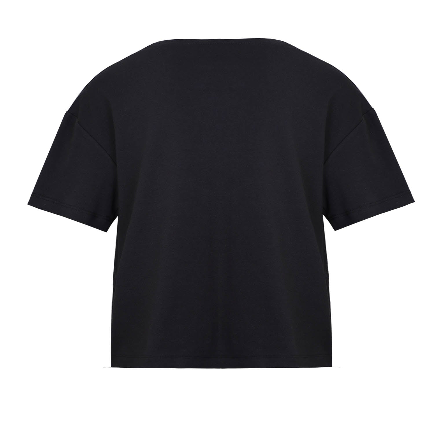 Handbemaltes übergroßes schwarzes T-Shirt für Kinder