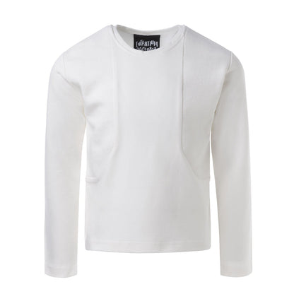 Infantium Victoria Kinder-Langarmshirt Blend in Weiß