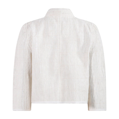 Double Zero Wendejacke – Handgewebtes Upcycling-Gewebe Zero-Waste | Infantium Victoria