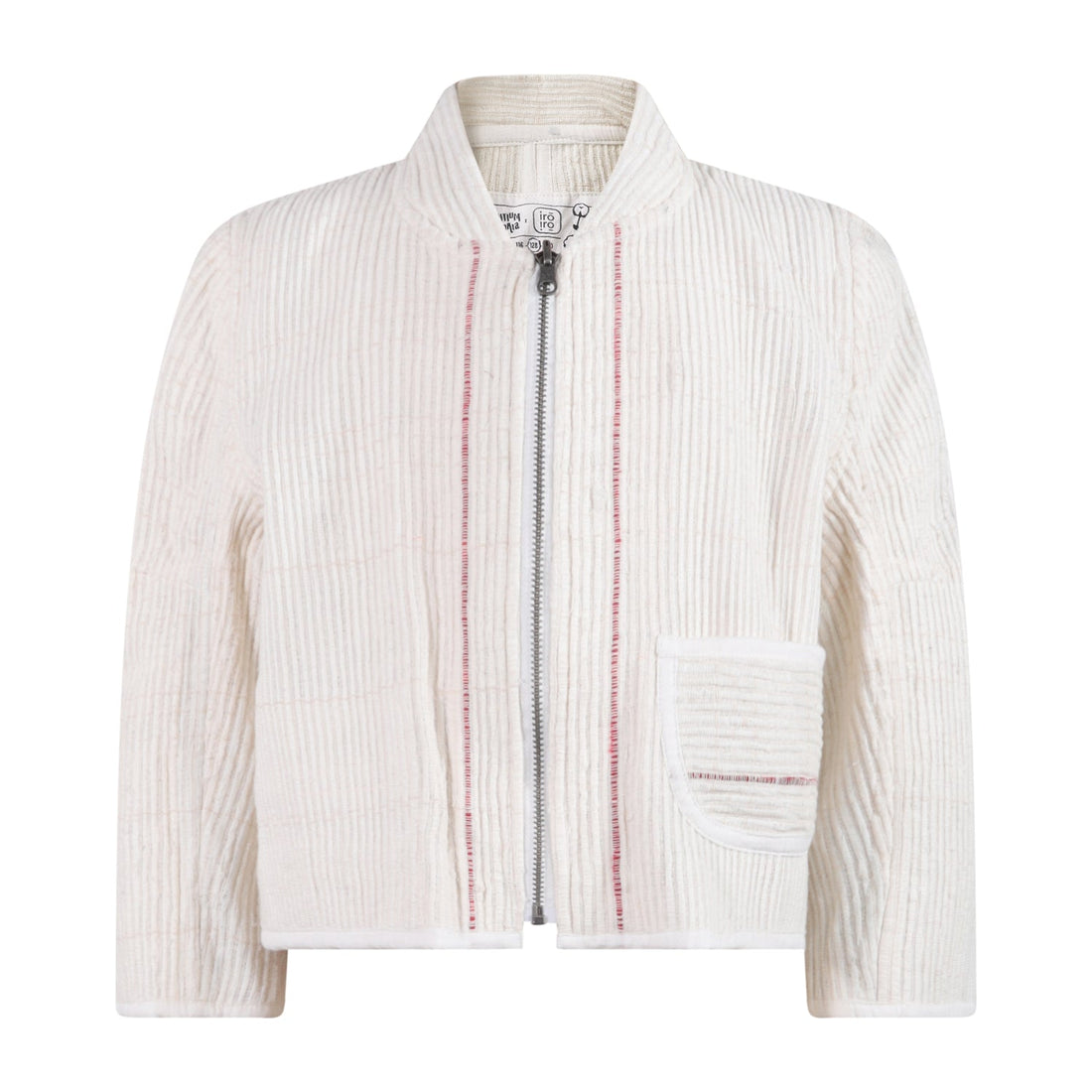Double Zero Wendejacke – Handgewebtes Upcycling-Gewebe Zero-Waste | Infantium Victoria