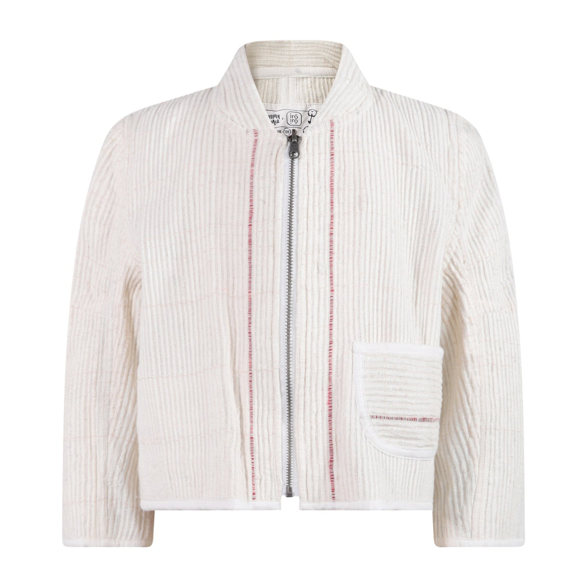 Double Zero Wendejacke – Handgewebtes Upcycling-Gewebe Zero-Waste | Infantium Victoria