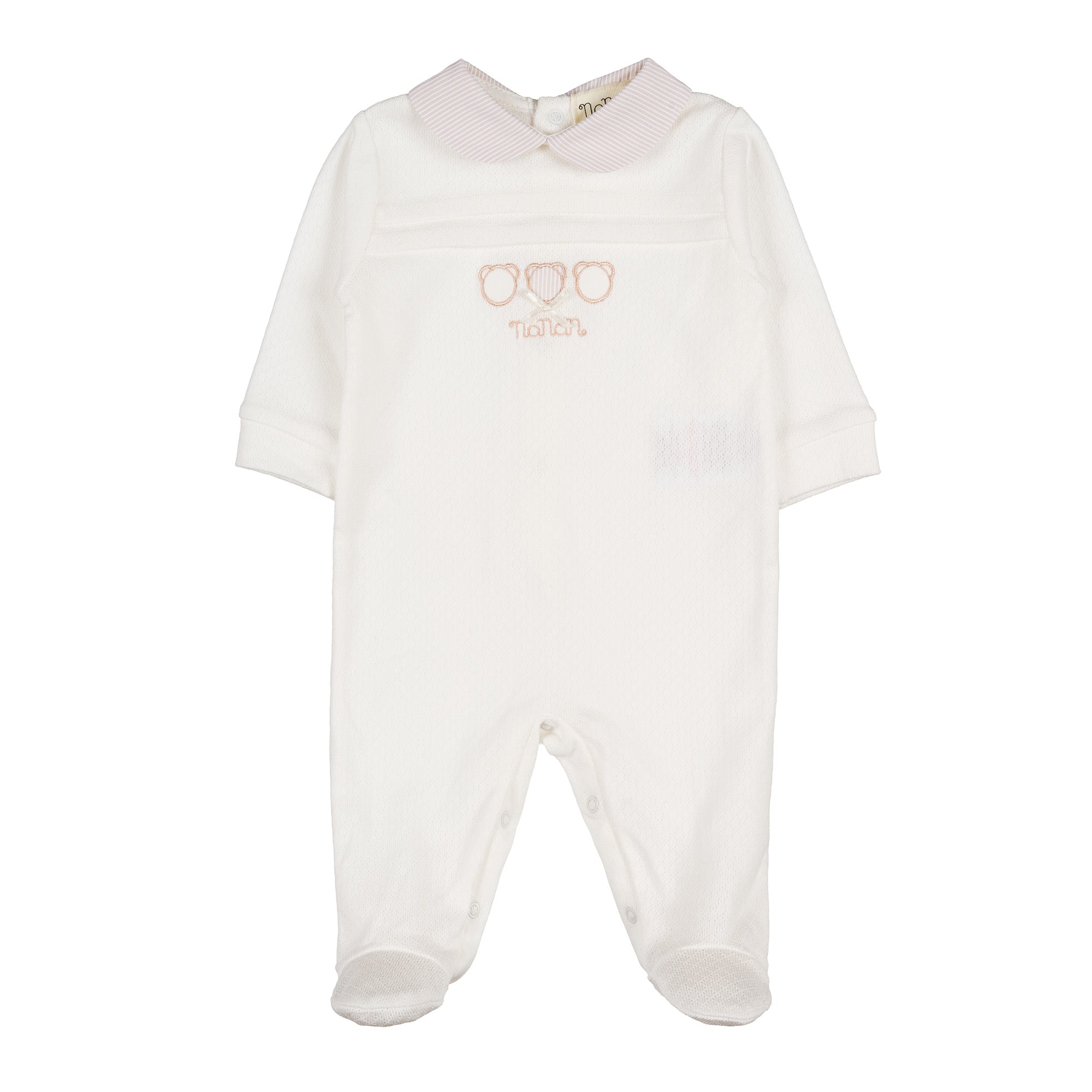 Baby Strampler Bio-Baumwolle Beige | NANAN – Nachhaltig, Weich & Unisex
