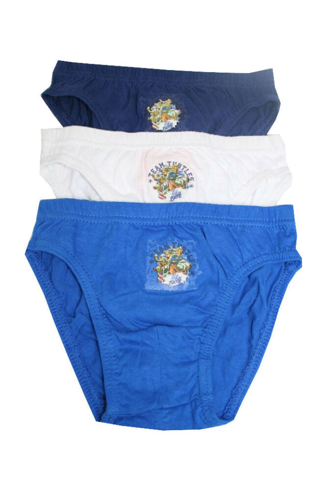 Baumwoll-Unterhosen für Jungen – 3er-Pack – Ninja Turtles – Gr. 98–104