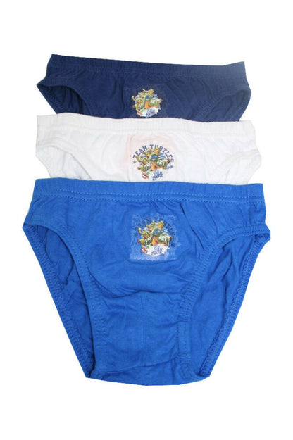 Baumwoll-Unterhosen für Jungen – 3er-Pack – Ninja Turtles – Gr. 98–104