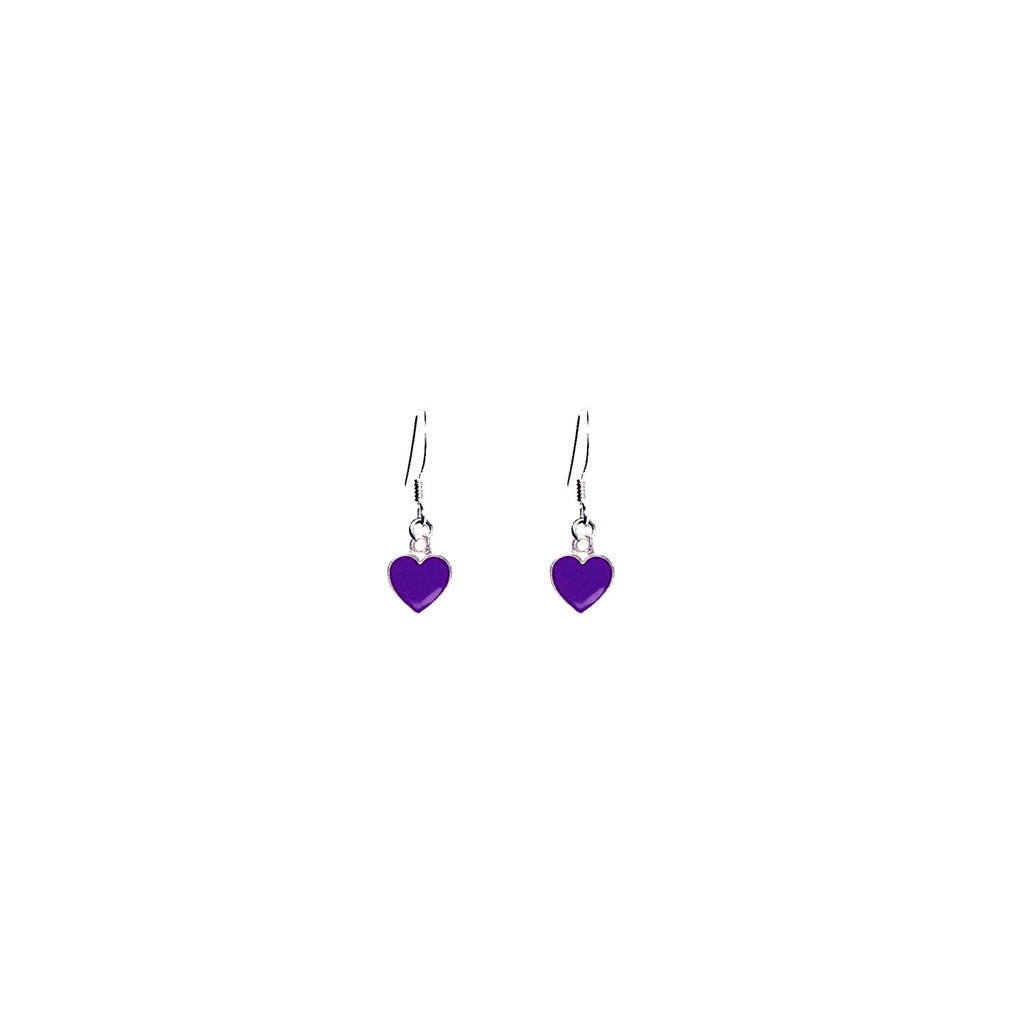 Lila Weisheits-Herz Ohrringe – Queen of Hearts Collection | lovedbynlanla