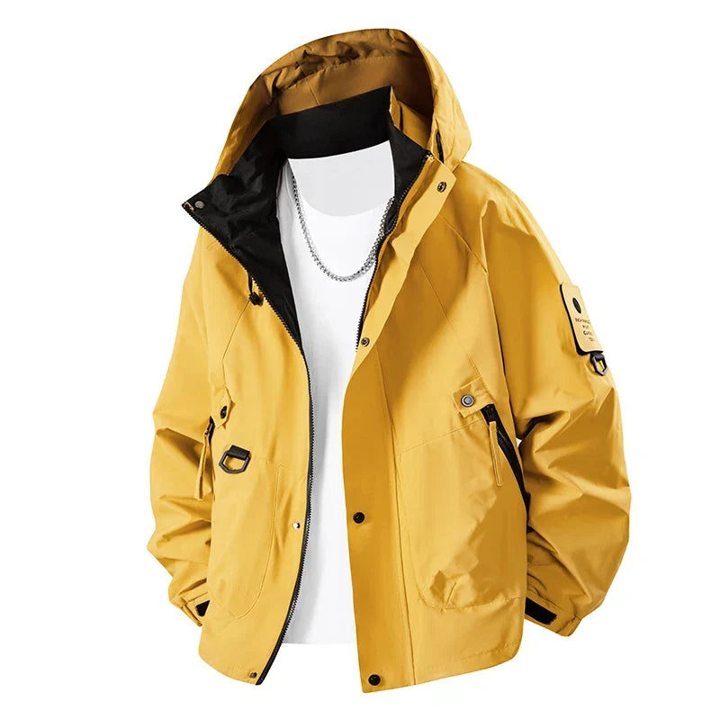 Unisex Wasserdichte Polyester-Wanderjacke fuer Fruehling und Herbst | CHRLCK