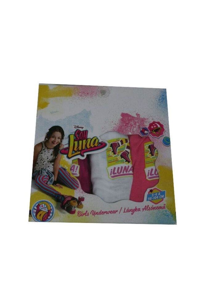Soy Luna Mädchen-Unterhöschen – 3er-Pack, Baumwolle, Gr. 98–104