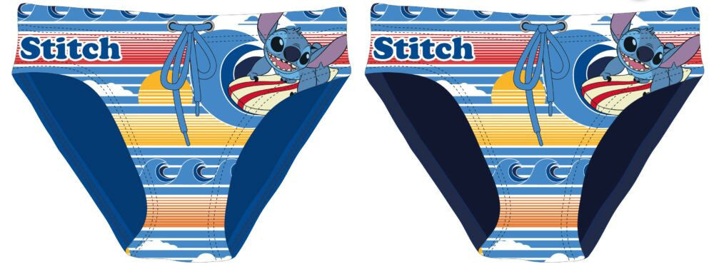 Stitch Jungen-Badehose – Mittelblau – Disney Lilo &amp; Stitch – Gr. 116