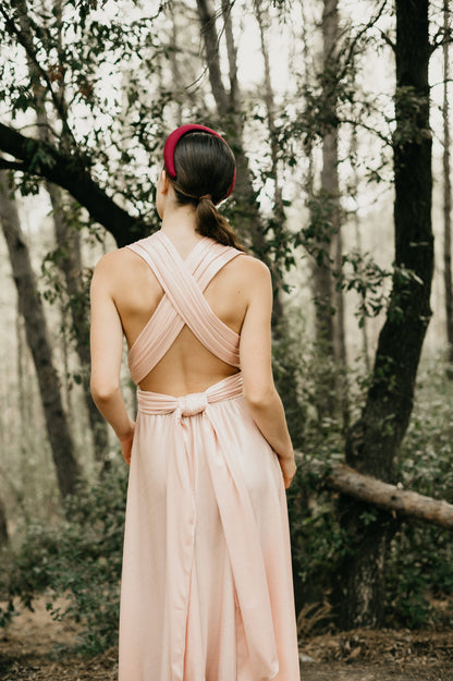 INFINITY SEXY DRESS LUXURY – Langes Multifunktionskleid mit Schlitz