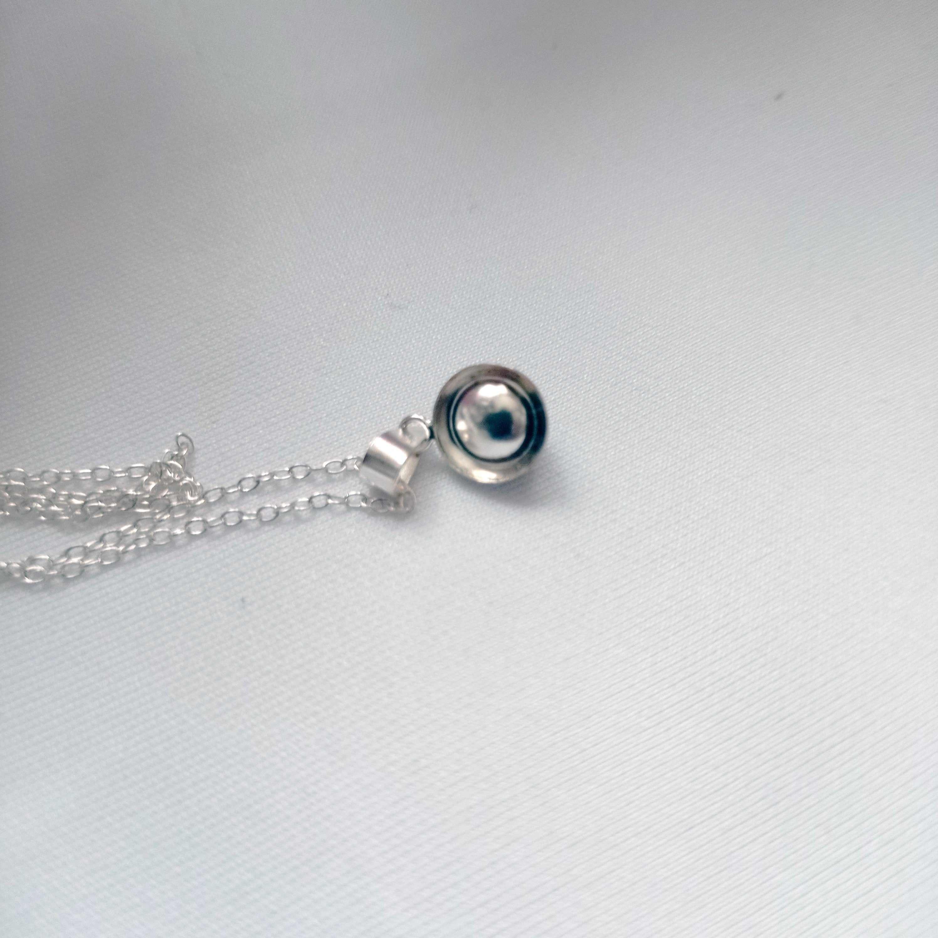 Schwarze Süßwasserperlen Halskette – 925 Sterlingsilber | nlanlaVictory BLOOM Collection