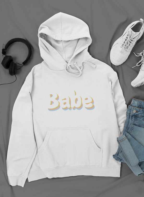 Babe Hoodie – Kuscheliger Digitaldruck-Hoodie aus schwerem Fleece