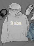 Babe Hoodie – Kuscheliger Digitaldruck-Hoodie aus schwerem Fleece