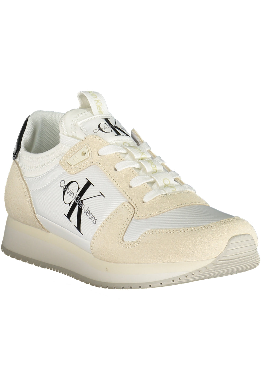 Calvin Klein Damen  – Weiß – Sportschuhe mit Schnürsenkel