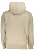 Calvin Klein Hoodie Herren Beige aus Baumwolle