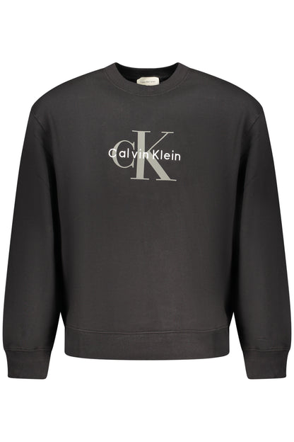 Calvin Klein Herren-Zip-up-Sweatshirt in Schwarz