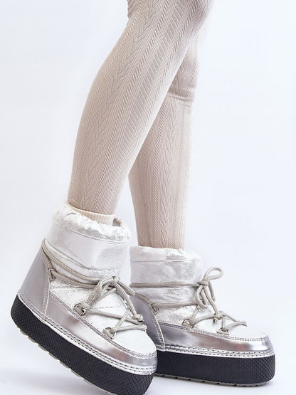 Schneestiefel Damen 191326 Step-in-Stil – Grau, Plateau