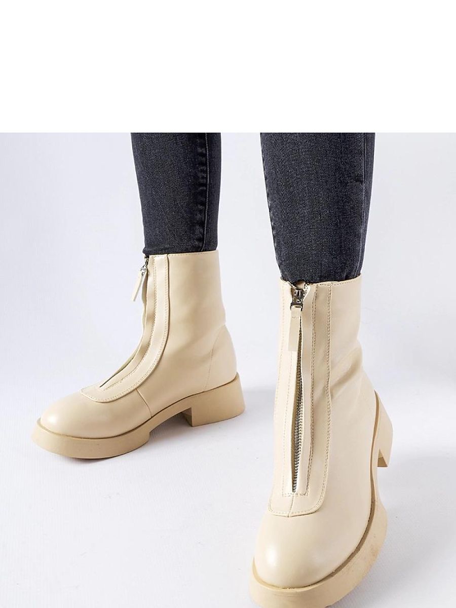 Stiefeletten Damen Baldo Solea 204533 – Beige, gefüttert