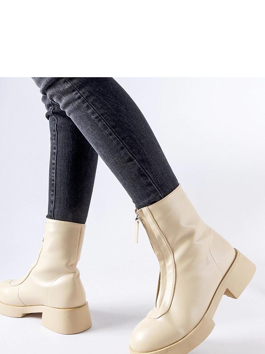 Stiefeletten Damen Baldo Solea 204533 – Beige, gefüttert