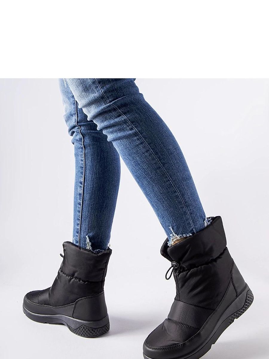Schneestiefel Damen Jensen Solea 205108 – Schwarz, gefüttert