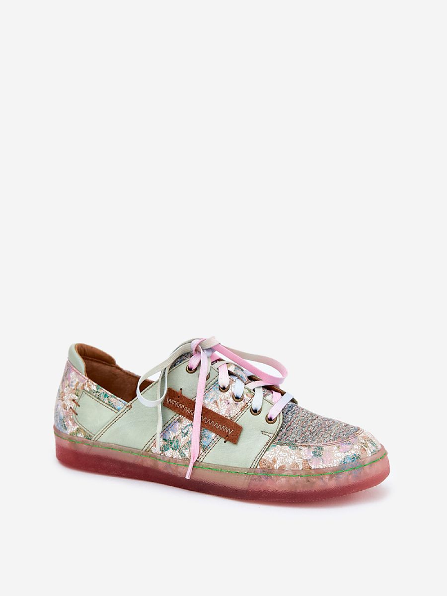 Halbschuhe Damen Maciejka 212553 – Grün, Echtleder