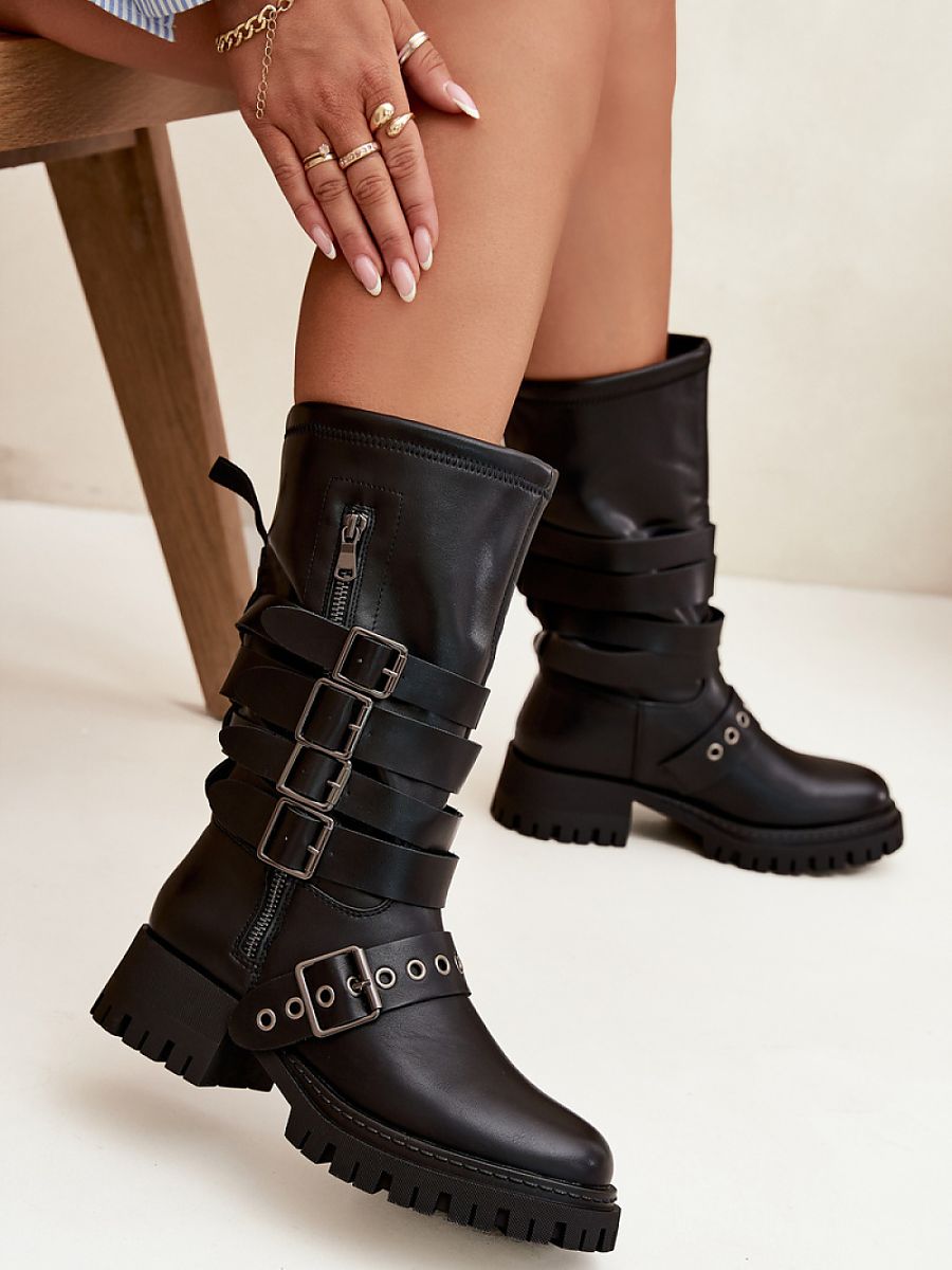 Oberschenkelhohe Stiefel Modell 217748 Step in Style